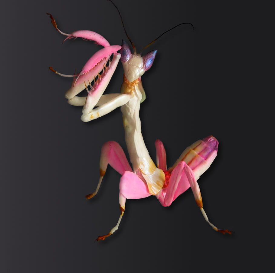 Orchard - made of sugar Orchard Mantis - made of sugar